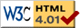 Geprüftes HTML 4.01 Dokument.